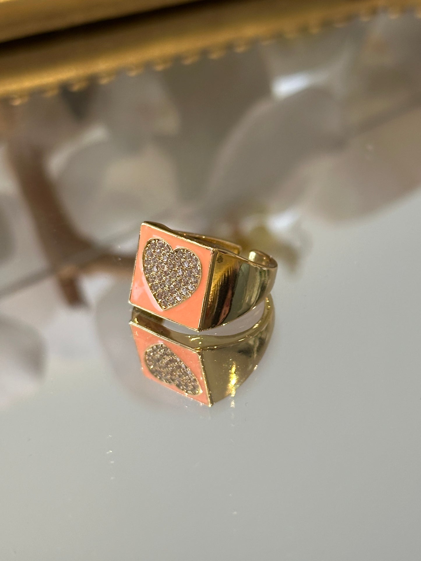 Heart colors ring