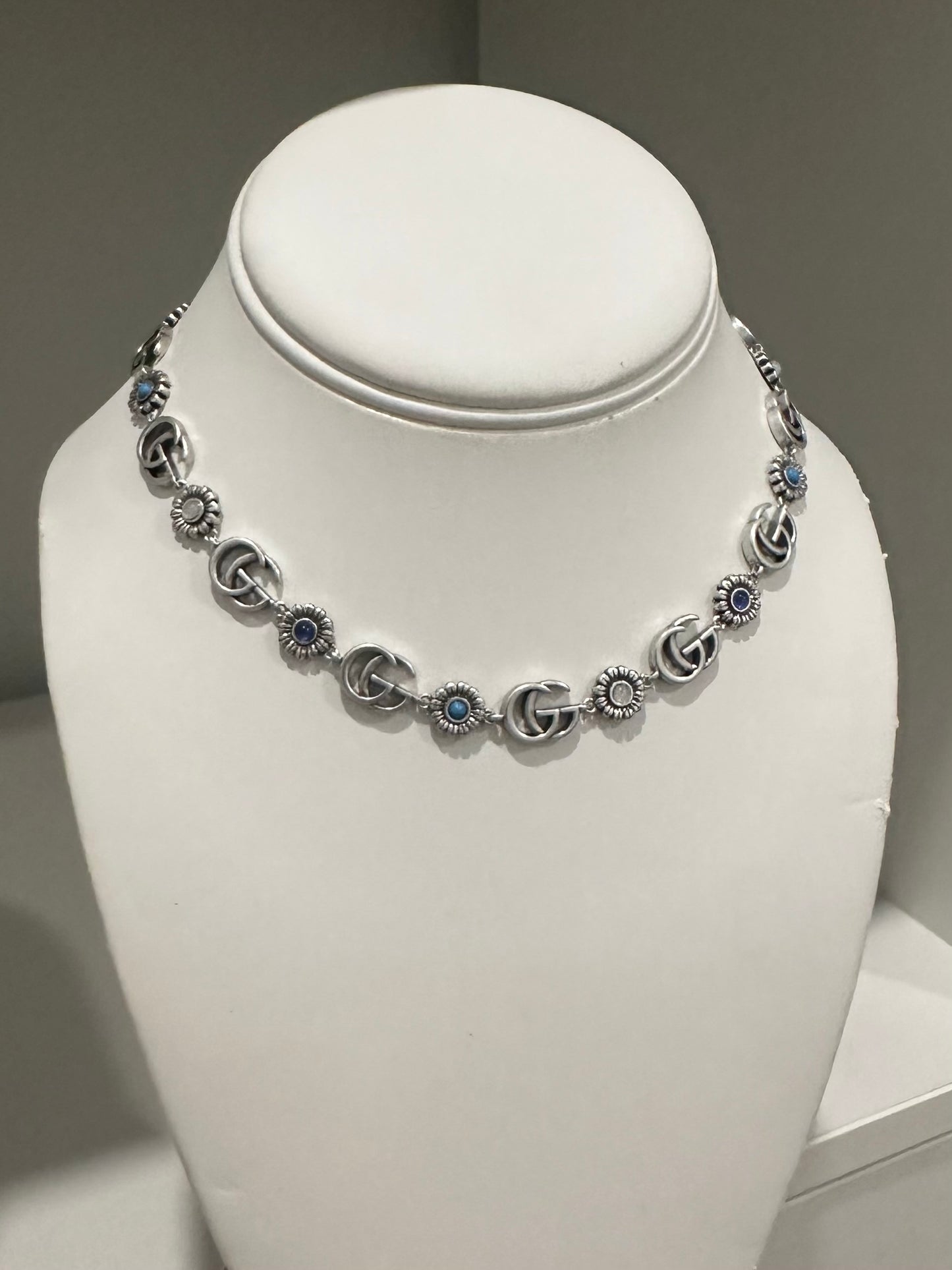 Silver Flower Necklace