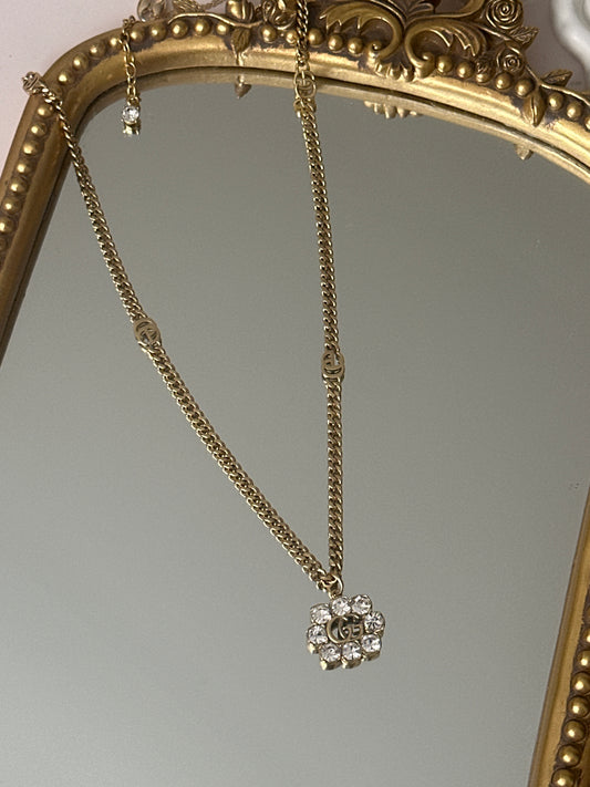 Old Gold long Necklace