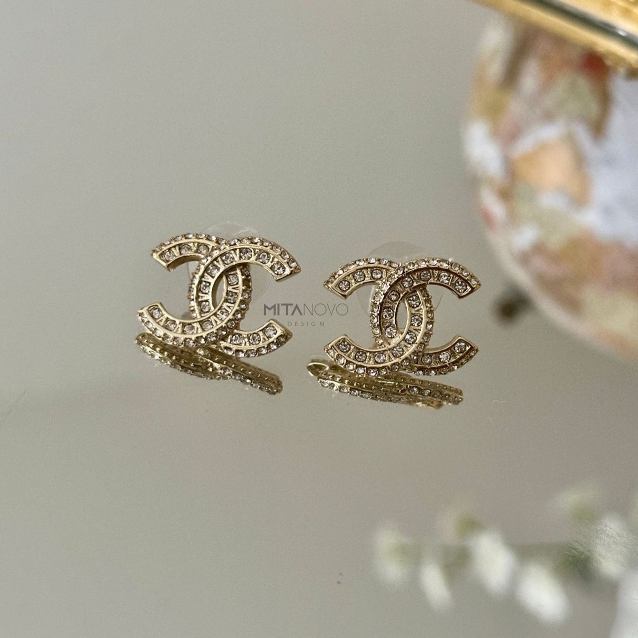 Gold Studs with drones