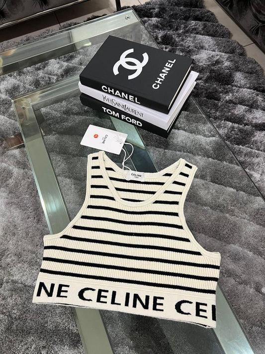 Tank top with letters