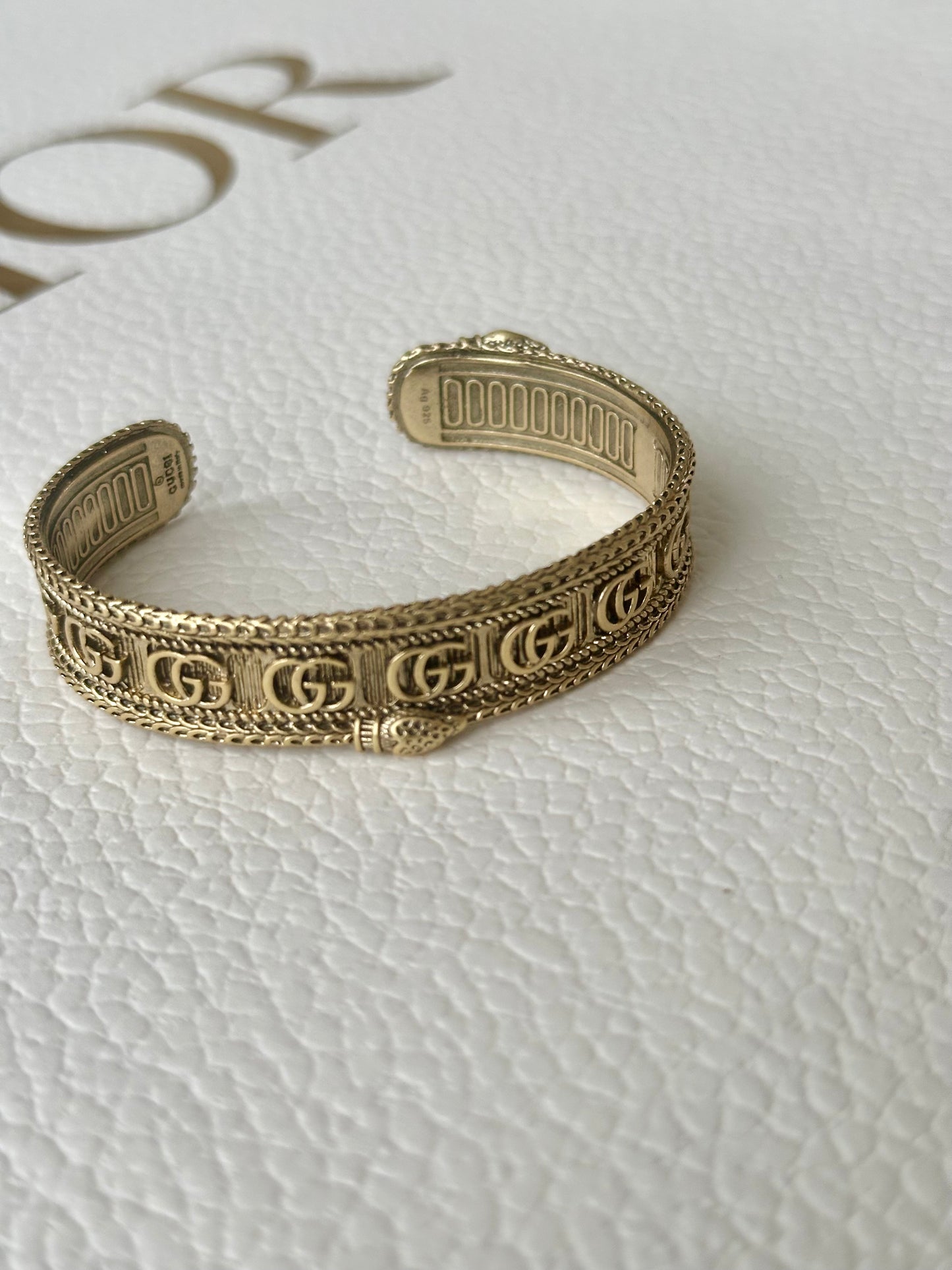 Old Gold cuff Bracelet