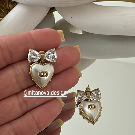Heart earrings