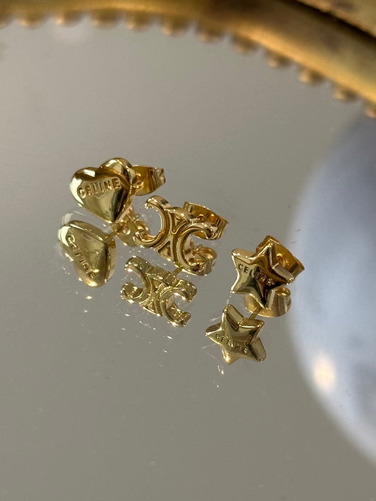 Mini set Earrings Of 3