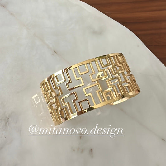 Gold Cuff Bracelet