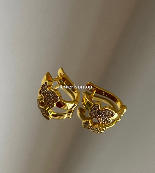 Bear earrings