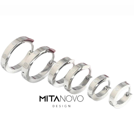 Set hoops earrings