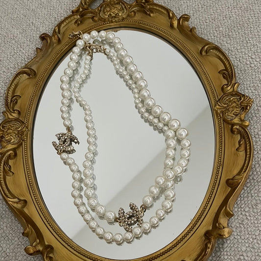 Long Pearl Necklace