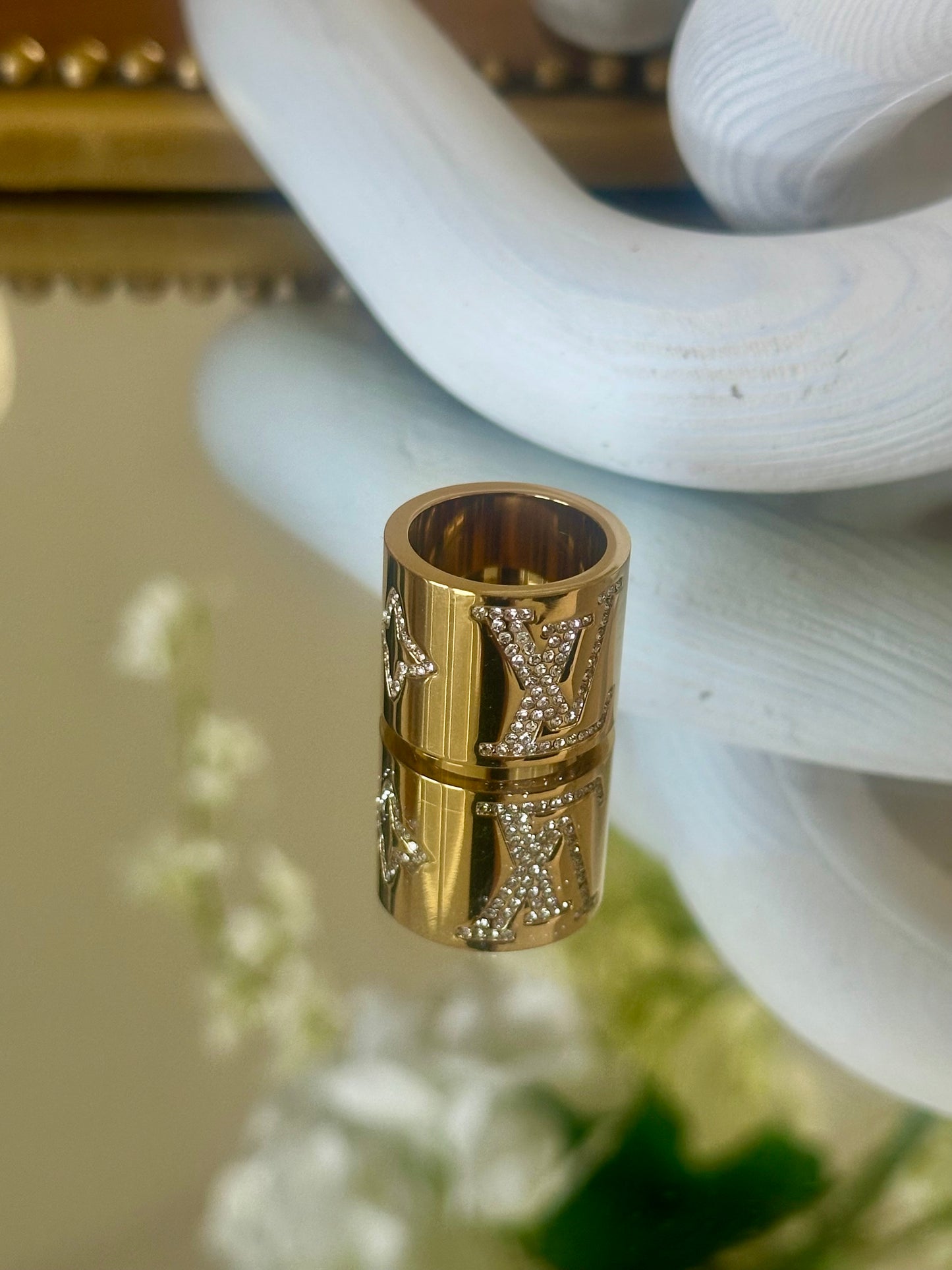 Thick Ring with Stone