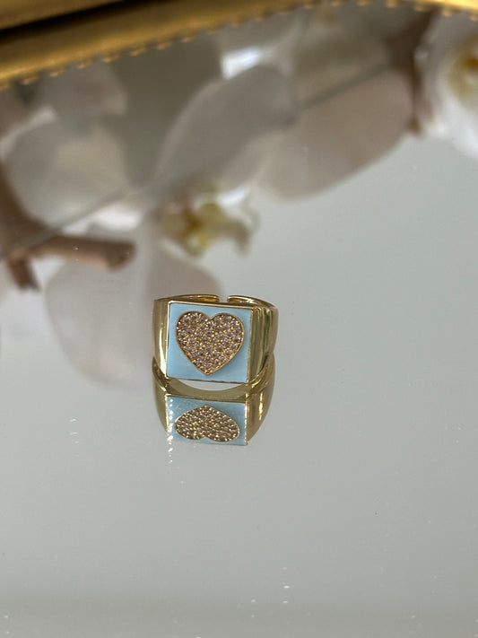 Heart colors ring
