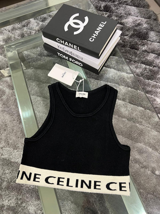 Tank top with letters