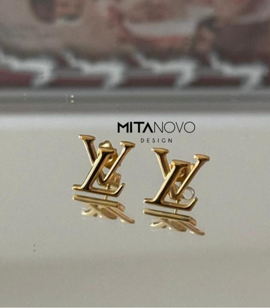 Letter earrings