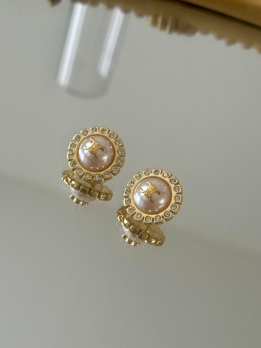 Pearl earrings