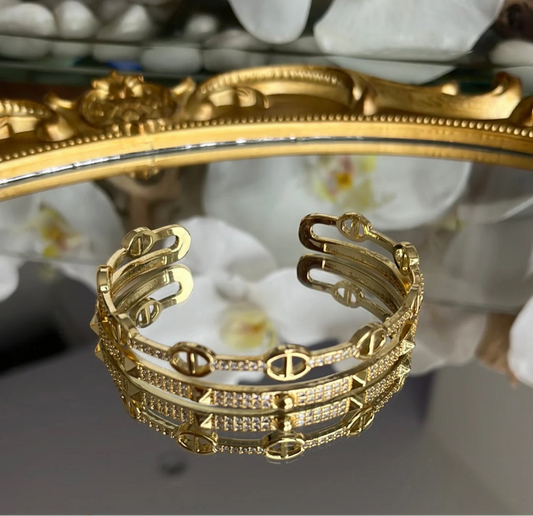 Gold Cuff Bracelet
