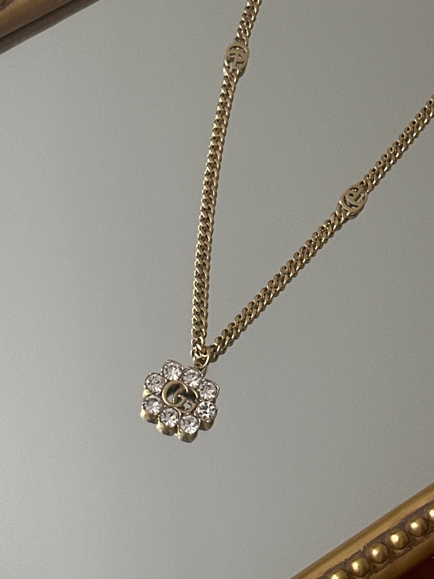 Old Gold long Necklace