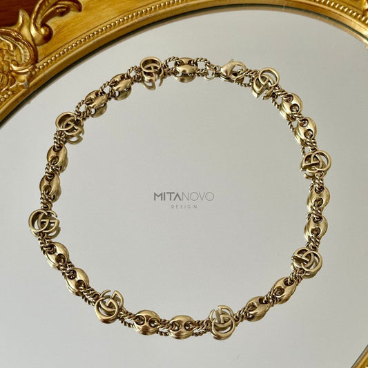 Gold choker