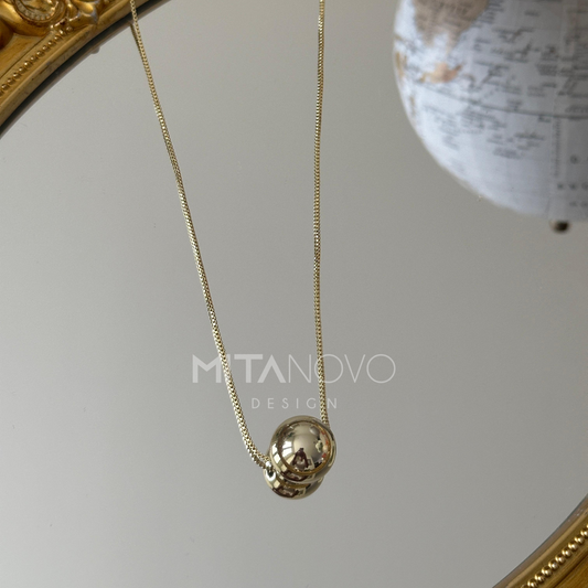 Gold Bead Necklace