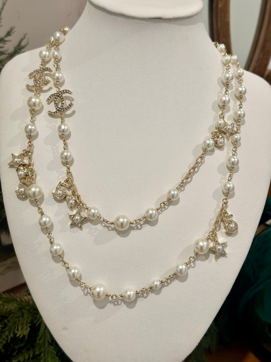 Long Pearl Necklace