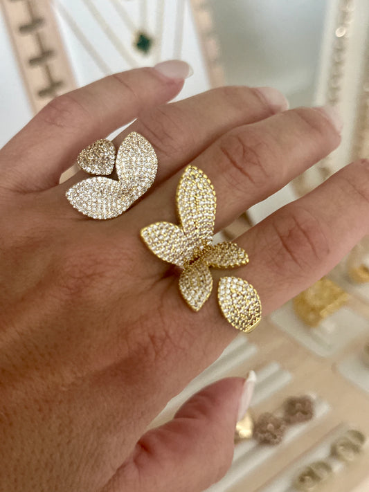 Gold Petal Bloom Ring