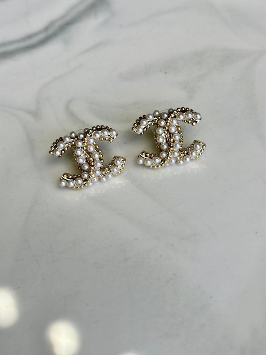 Pearl earrings